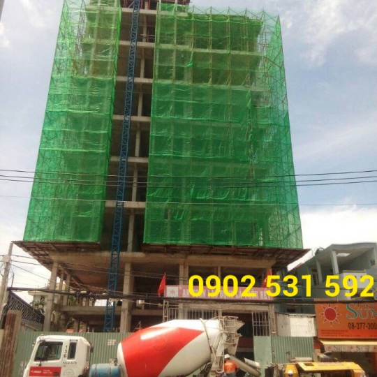 Vận Thăng Nâng Hàng Màu Xanh
